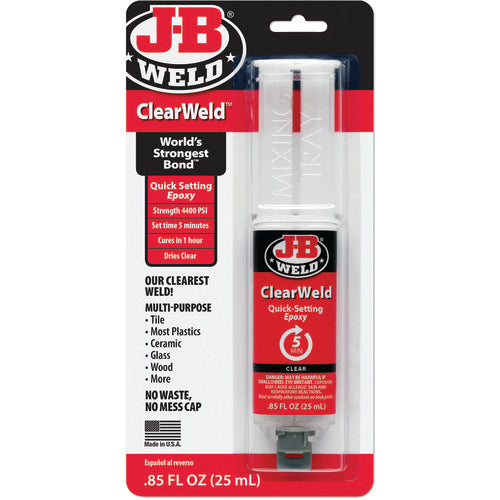 25 ml Syringe Clearweld - Americas Industrial Supply