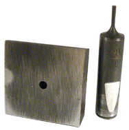 Punch & Die Set for Bench Punch - 3/8" Square - Americas Industrial Supply