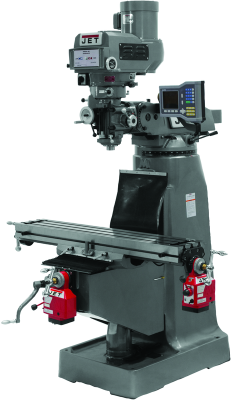 JTM-4VS Mill With X and Y-Axis Powerfeeds - Americas Industrial Supply