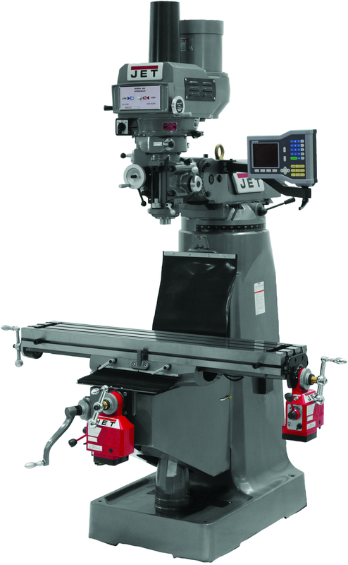 JTM-4VS Mill With X and Y-Axis Powerfeeds With Power Draw Bar - Americas Industrial Supply