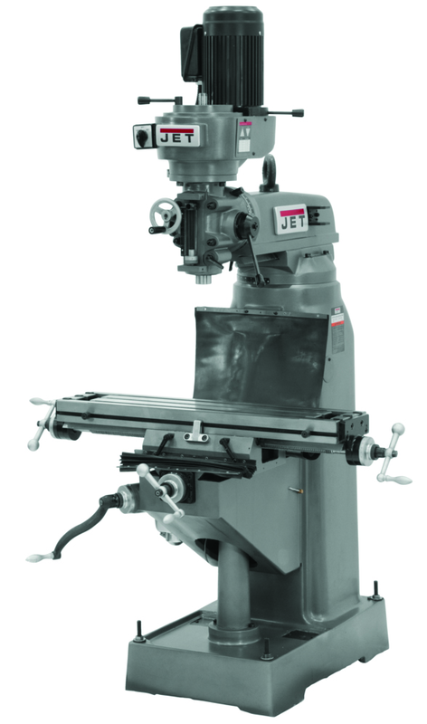 JVM-836-3 Mill With 3-Axis ACU-RITE 200S DRO (Knee) With X and Y-Axis Powerfeeds - Americas Industrial Supply