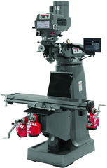 JTM-4VS Mill With 3-Axis Newall DP700 DRO (Quill) With X-Axis Powerfeed - Americas Industrial Supply