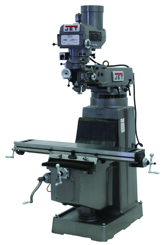 JTM-1050 Mill With ACU-RITE 200S DRO With X-Axis Powerfeed - Americas Industrial Supply