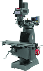 JTM-4VS Mill With 3-Axis ACU-RITE VUE DRO (Knee) With X, Y and Z-Axis Powerfeeds - Americas Industrial Supply