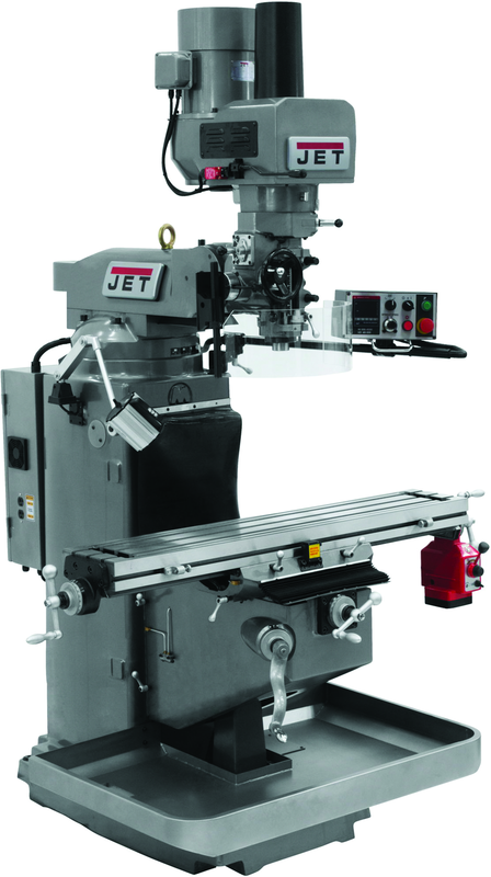 JTM-949EVS Mill With X-Axis Powerfeed and Air Powered Draw Bar - Americas Industrial Supply