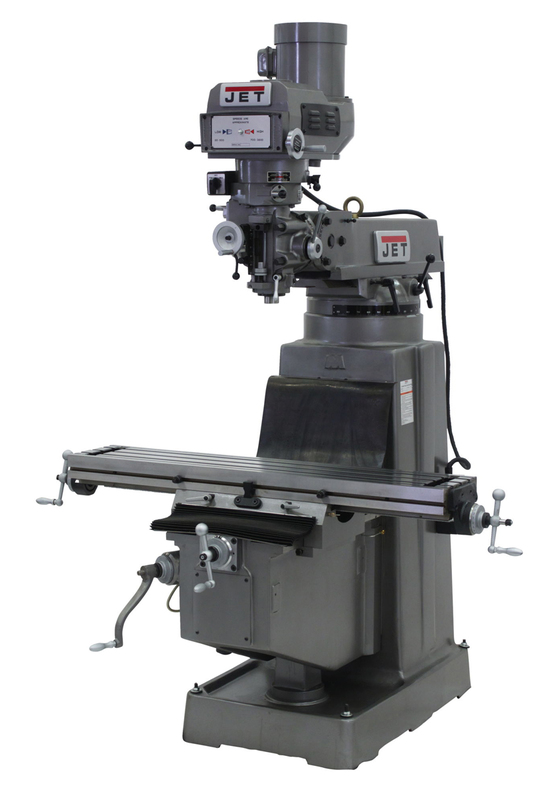 JTM-1050 Mill With Newall DP700 DRO With X-Axis Powerfeed - Americas Industrial Supply