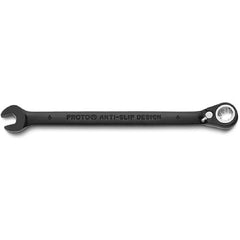 Proto Black Chrome Combination Reversible Ratcheting Wrench 6 mm - Spline - Americas Industrial Supply