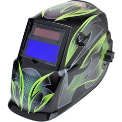 ‎Auto-Darkening Welding Helmet with Variable Shade Lens No. 9-13 (1.73 × 3.82″ Viewing Area), Galaxis Design - Americas Industrial Supply