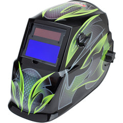 ‎Auto-Darkening Welding Helmet with Variable Shade Lens No. 9-13 (1.73 × 3.82″ Viewing Area), Galaxis Design - Americas Industrial Supply