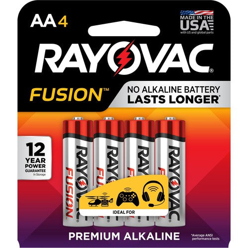 AA Fusion Alkaline Batteries-4Pk - Americas Industrial Supply