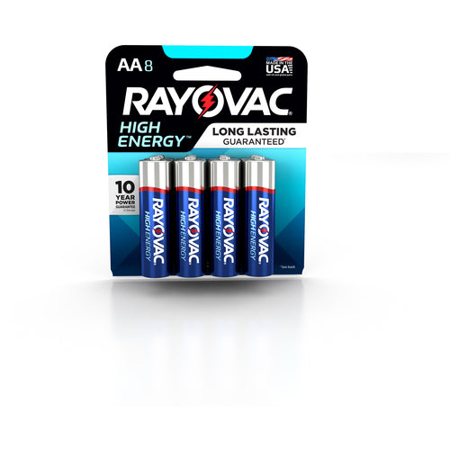 AA High Energy Alkaline Batt-8Pk - Americas Industrial Supply