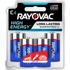 C High Energy Alkaline Batt-4Pk - Americas Industrial Supply