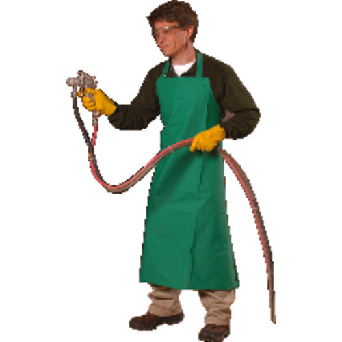 Heavy-Duty Work Apron - PVC Polyester Blended Material - Americas Industrial Supply
