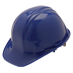 4 Point Ratchet Hard Hat, Blue - Americas Industrial Supply