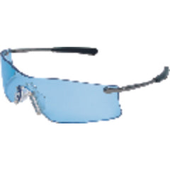 Safety Glasses - Light Blue - Anti-Fog Lens - Metal T4 Style - Americas Industrial Supply