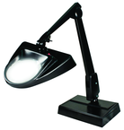 26" LED Magnifier 1.75X Desk Base W/ Floating Arm Hi-Lighter - Americas Industrial Supply