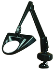 26" LED Magnifier 2.25X Desk Base W/ Floating Arm Hi-Lighter - Americas Industrial Supply