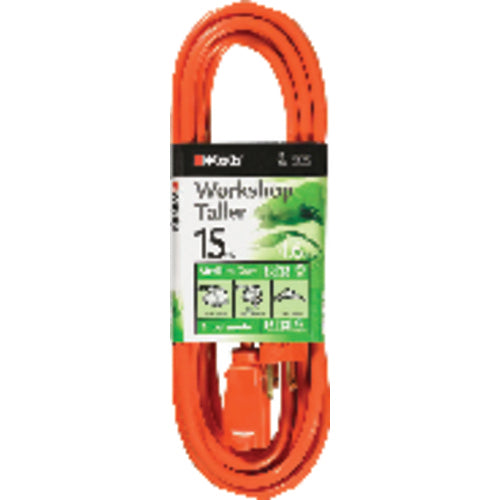 Extension Cord - 15' Medium Duty 1-Outlet (Outdoor Style) - Americas Industrial Supply