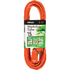 Extension Cord - 15' Medium Duty 1-Outlet (Outdoor Style) - Americas Industrial Supply