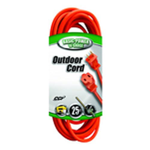 Extension Cord - 25' Medium Duty 1-Outlet (Outdoor Style) - Americas Industrial Supply