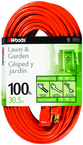 Woods Extension Cord - 100' Medium Duty 1-Outlet (Outdoor Style) - Americas Industrial Supply