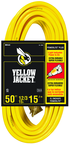 Yellow Jacket Extension Cord - 50' Extra Heavy Duty 1-Outlet (Powerlite) - Americas Industrial Supply