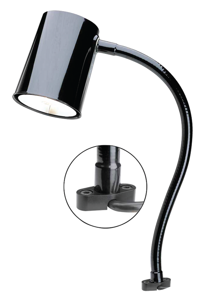 Gooseneck Machinery Light - 24" OAL- Screw Mount - Americas Industrial Supply