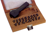 112 Pc. Figure & Letter Stamps Set with Holder - 1/8" - Americas Industrial Supply