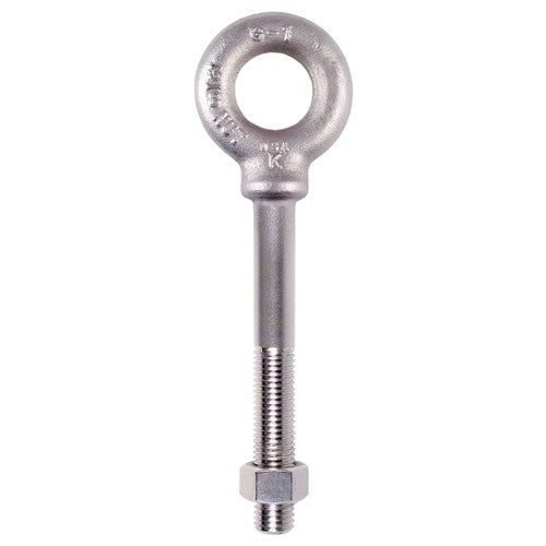 Plain Pattern Nut Eye Bolt - 3/8″-16 Thread Size, 3/4″ Eye Diameter - Americas Industrial Supply