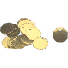 Tool Room Checks - 1″ Round Aluminum - Package 100 - Americas Industrial Supply