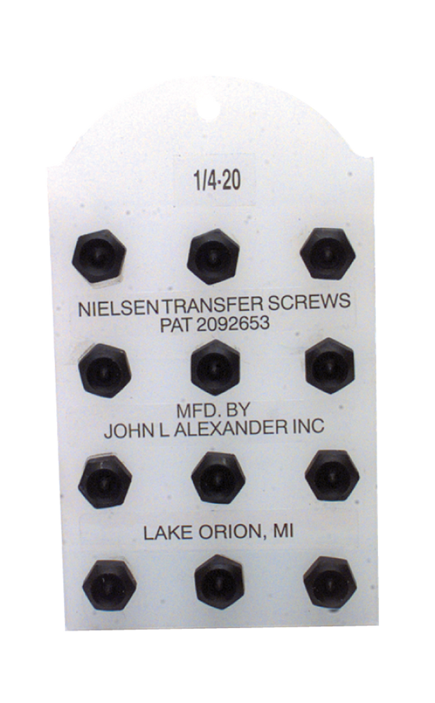 Nielsen Transfer Screw Set - 7/16 - 5/8 (Set of 12) - Americas Industrial Supply