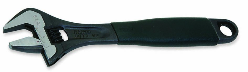 1-3/16" Opening - 10" OAL - Adjustable Wrench with Ergo Comfort Handle - Americas Industrial Supply