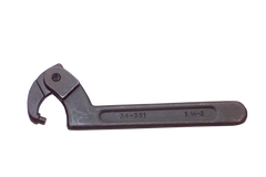 4-1/2 to 6-1/4'' Dia. Capacity - 10-1/2'' OAL - Adjustable Pin Spanner Wrench - Americas Industrial Supply