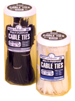 Cable Ties in a Jar - Natural Nylon-4; 7.5; 11" Long - Americas Industrial Supply