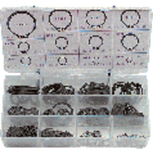 Snap Ring Assortment - 1/4″-1 1/4″ Diameter - Americas Industrial Supply