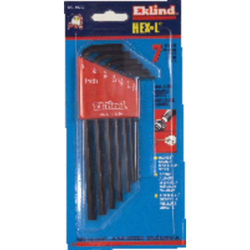 7 Pieces-5/64″-1/4″ Long Arm Style - Hex Key Set - Americas Industrial Supply