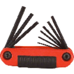 5 Pieces-3/16″-3/8″ Fold Up Style - Hex Key Set - Americas Industrial Supply