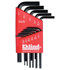 7 Pieces-1.5 mm-6 mm Long Arm Style - Ball End Hex Key Set - Americas Industrial Supply