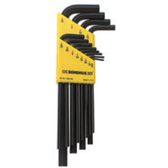 12 Pieces-0.050″-5/16″ Long Arm Style - Hex Key Set - Americas Industrial Supply