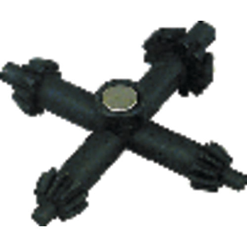 Master Chuck Key with 4 sizes to cover the most popular small chucks available. - Americas Industrial Supply