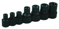 7 Piece - E-6; E-7; E-8; E-10; E-12; E-14 & E-16 - Torx Socket Sets For External Bolts - Americas Industrial Supply