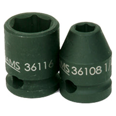 14 mm × 78.58 mm Overall Length-1/2″ Drive-6 Point - Metric Deep Impact Socket - Americas Industrial Supply
