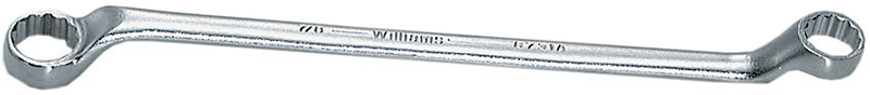 5/8 x 11/16'' -- 9-15/16'' OAL - Chrome 60° Offset Box End Wrench - Americas Industrial Supply