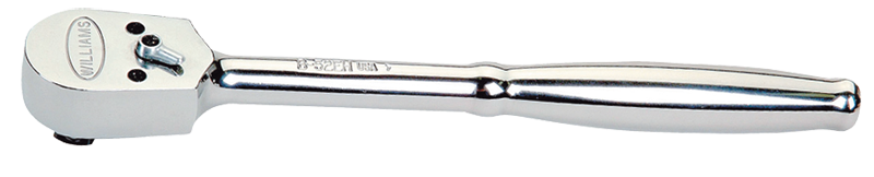 10-1/4" OAL - 3/8'' Drive - Narrow Pear Head - Reversible Ratchet - Plain Handle - Americas Industrial Supply