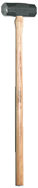 Sledge Hammer -- 10 lb; Hickory Handle; 2-1/2'' Head Diameter - Americas Industrial Supply