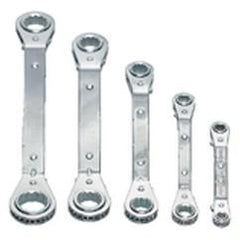 Snap-On/Williams (5 Piece) 25° Offset Straight Ratcheting Box Wrench Set - Americas Industrial Supply