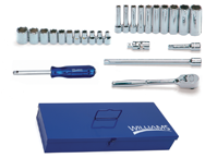 26 Piece - 1/4" Drive - Combination Kit - Americas Industrial Supply