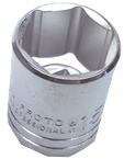 1-7/16 x 2-1/8" - 1/2" Drive - 12 Point - Standard Socket - Americas Industrial Supply