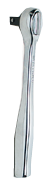 4-3/4" OAL - 1/4'' Drive - Round Head - Reversible Ratchet - Plain Handle - Americas Industrial Supply
