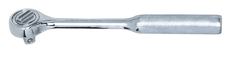 7" OAL - 3/8'' Drive - Round Head - Reversible Ratchet - Knurled Handle - Americas Industrial Supply